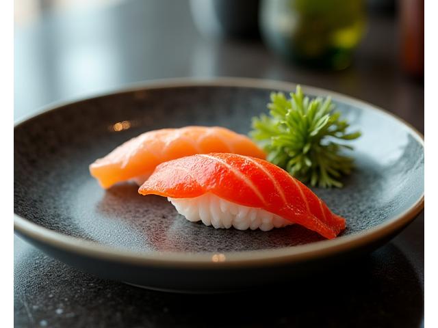 高級レストランの料理のクローズアップ